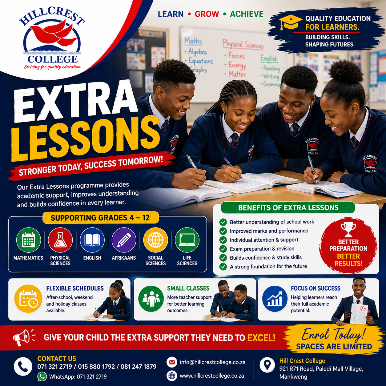 Extra Lessons